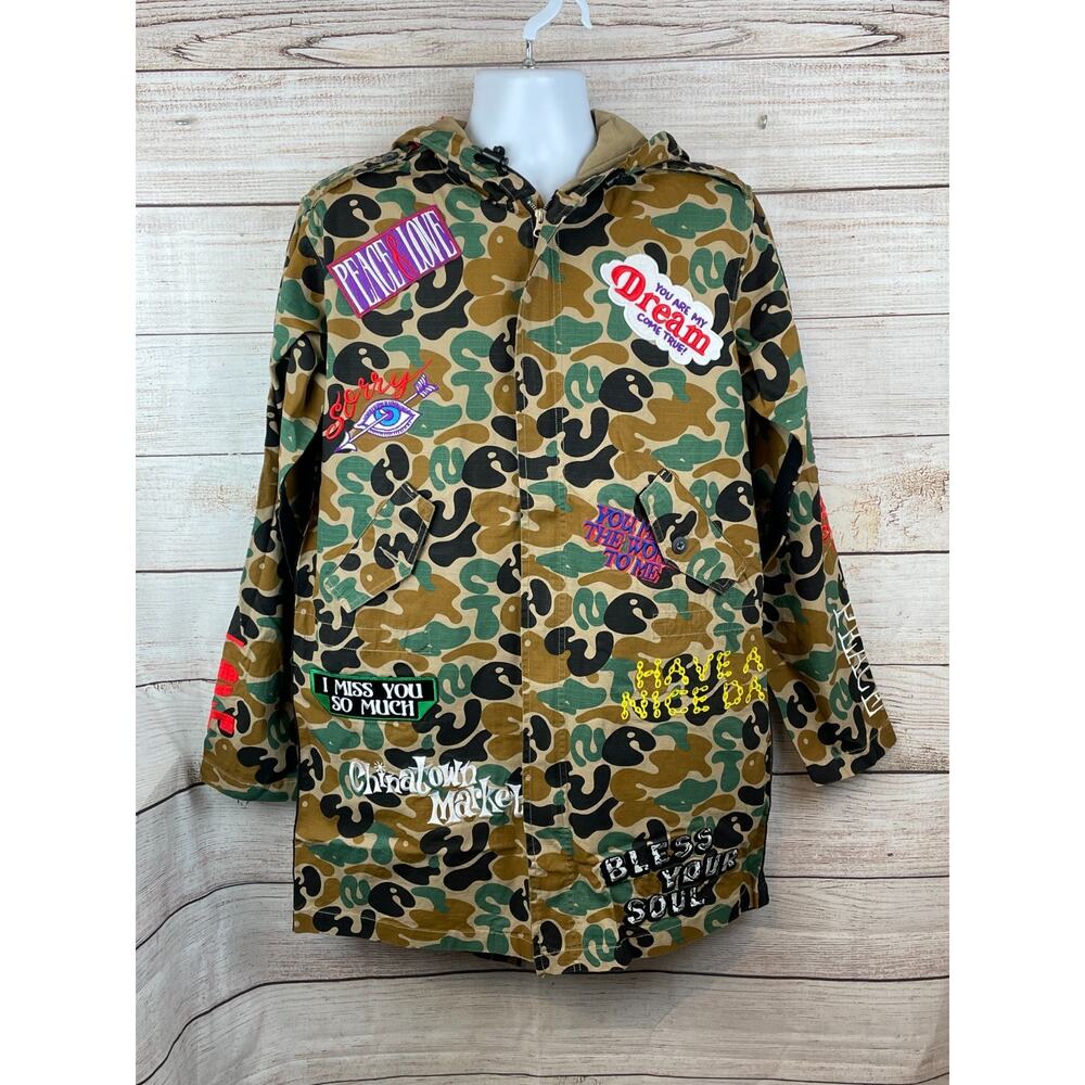 Chinatown Market Positive Punk Mens Sz M Parka Jacket